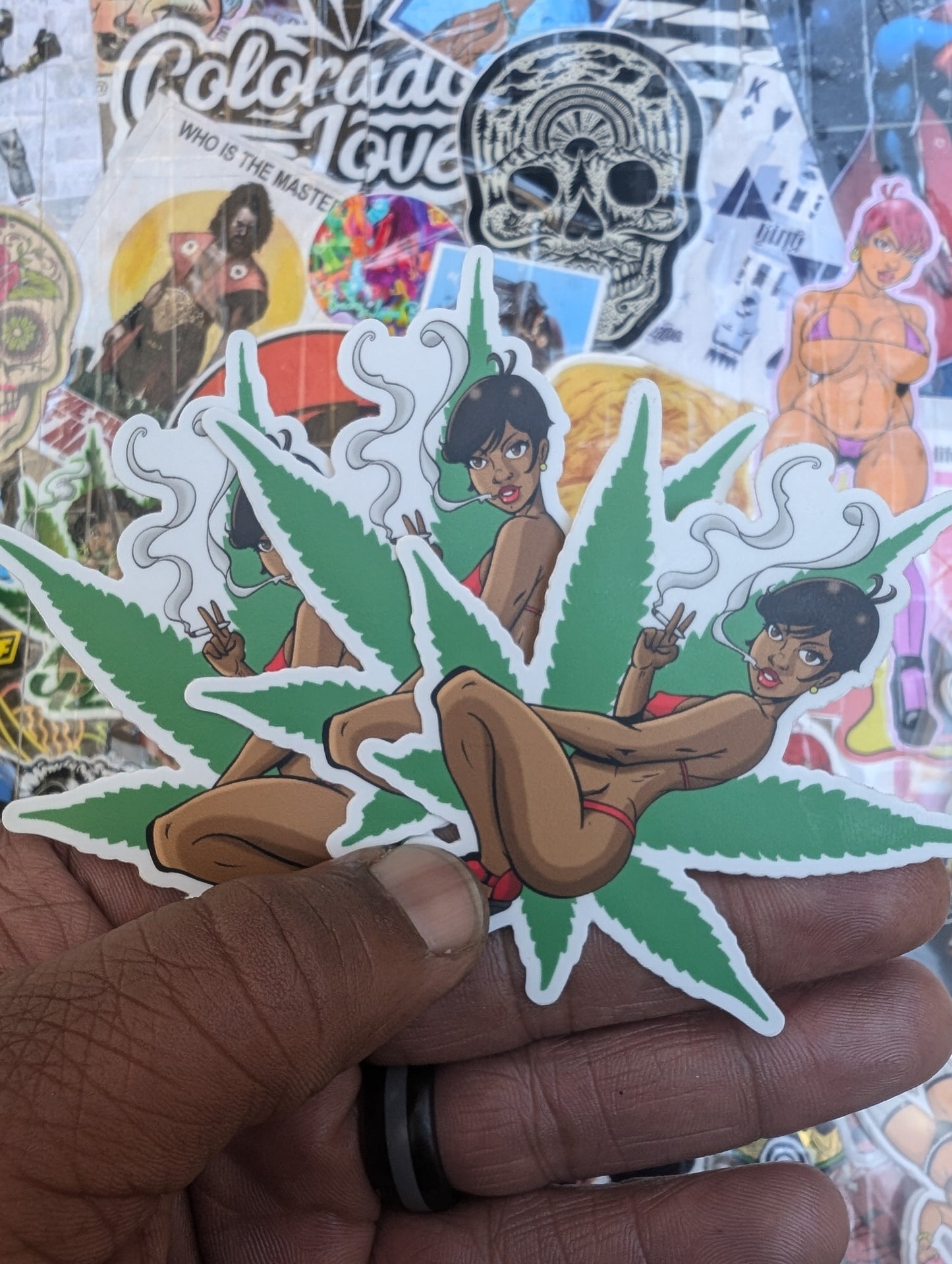 weed girl 2 sticker