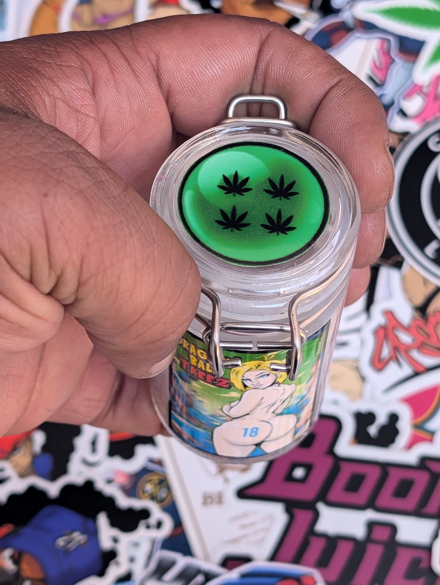 draggin' ball treez regular stash jar